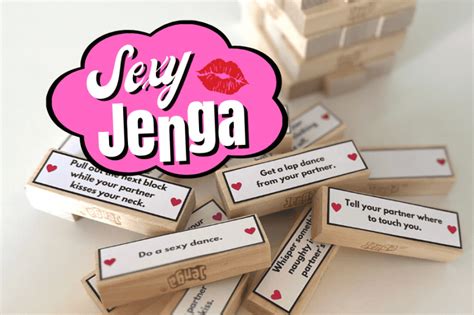 Sexy Jenga Date Night Game For Couples .